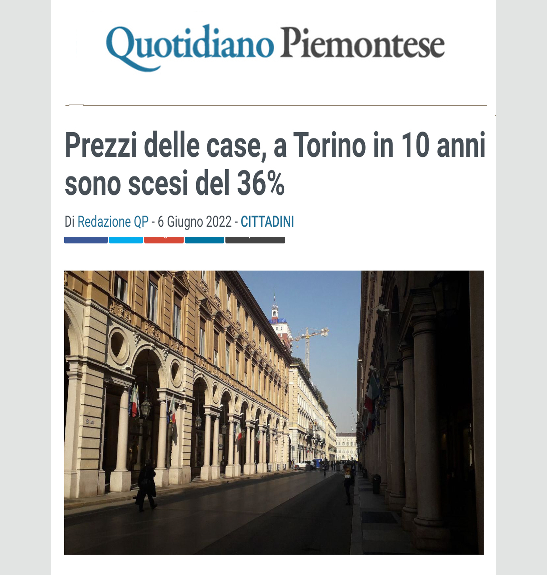 Immagine copertina news per Prezzi delle case, a Torino in 10 anni sono scesi del 36%.