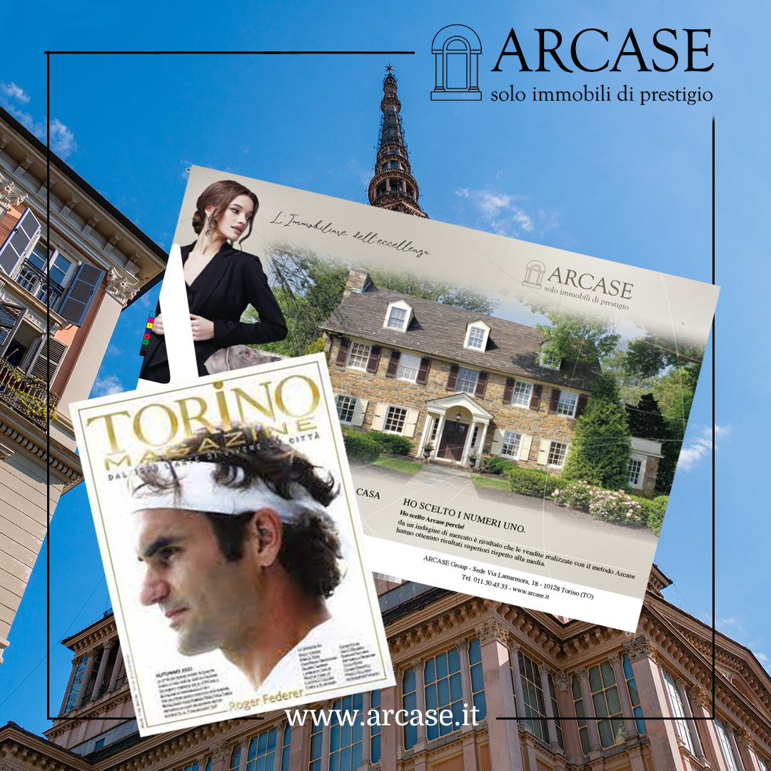 Immagine copertina news per E’ uscito l’ultimo numero di Torino Magazine, Arcase è sempre presente con una nuova doppia pagina pubblicitaria!
