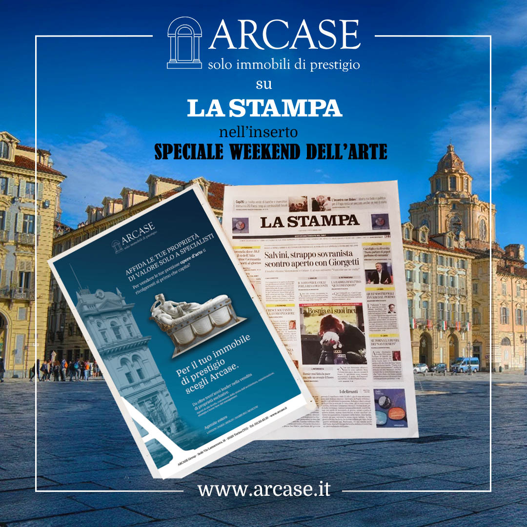 Immagine copertina news per Arcase su La Stampa - Speciale Weekend dell’Arte